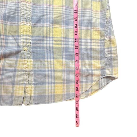 ๐ J.Crew Madras Plaid Perfection โ Size XL โ Classic Cool Vibes ๐ - Picture 6 of 6